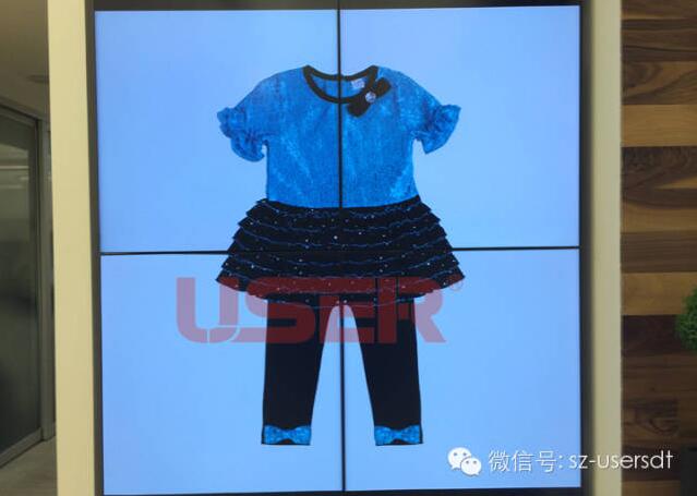 優(yōu)色專(zhuān)顯高清液晶拼接屏進(jìn)軍服裝業(yè)！